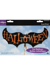 Balon folie Halloween 46cm, forma liliac Anagram