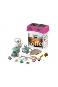 Bucatarie Doloni pentru copii, cu 34 accesorii, roz