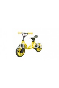 Bicicleta fara pedale Orion cu cadru din plastic, galben