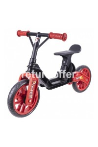 Bicicleta fara pedale Orion cu cadru din plastic, negru