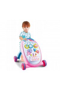 Antepremergator cu activitati pentru bebe, roz