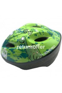 Casca pentru copii Enero Dino mar. L 51-53 cm, verde