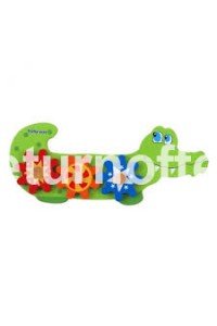 BM jucarie gear blocks crocodil