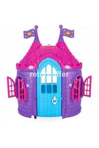 Casuta de joaca Malipen Castelul Printesei, mov cu roz