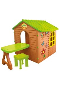 Casuta de joaca Mochtoys Garden House cu masuta