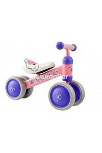 Bicicleta premergator Bello cu patru roti, roz