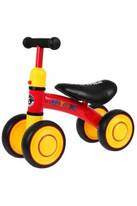 Bicicleta premergator 4 roti Peety Trike, rosu