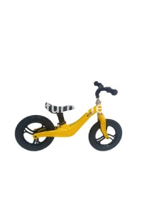 Bicicleta fara pedale cu cadru de magneziu Skillmax Sport UltraLight 2.8 kg, galben