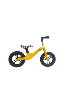 Bicicleta fara pedale cu cadru de magneziu Skillmax UltraLight 2.8 kg, galben