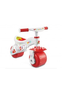 Bicicleta premergatoare Walk Bike, rosu cu alb 