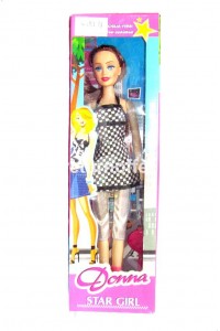 Papusa Donna Fashion cu perie pentru par 42cm