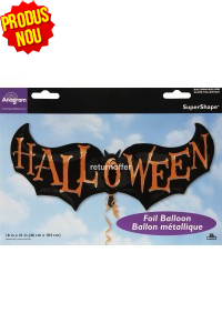 Balon folie Halloween 46cm, forma liliac Anagram