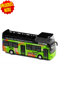 Autobus de jucarie din metal City Bus